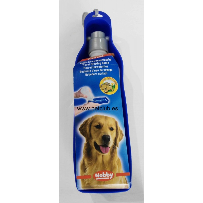 bebedero portatil perros, botella de agua perros