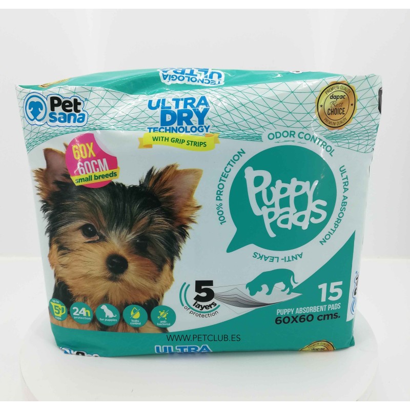 Empapadores para Perro 60x60 cm 50 unidades- Pack Ahorro