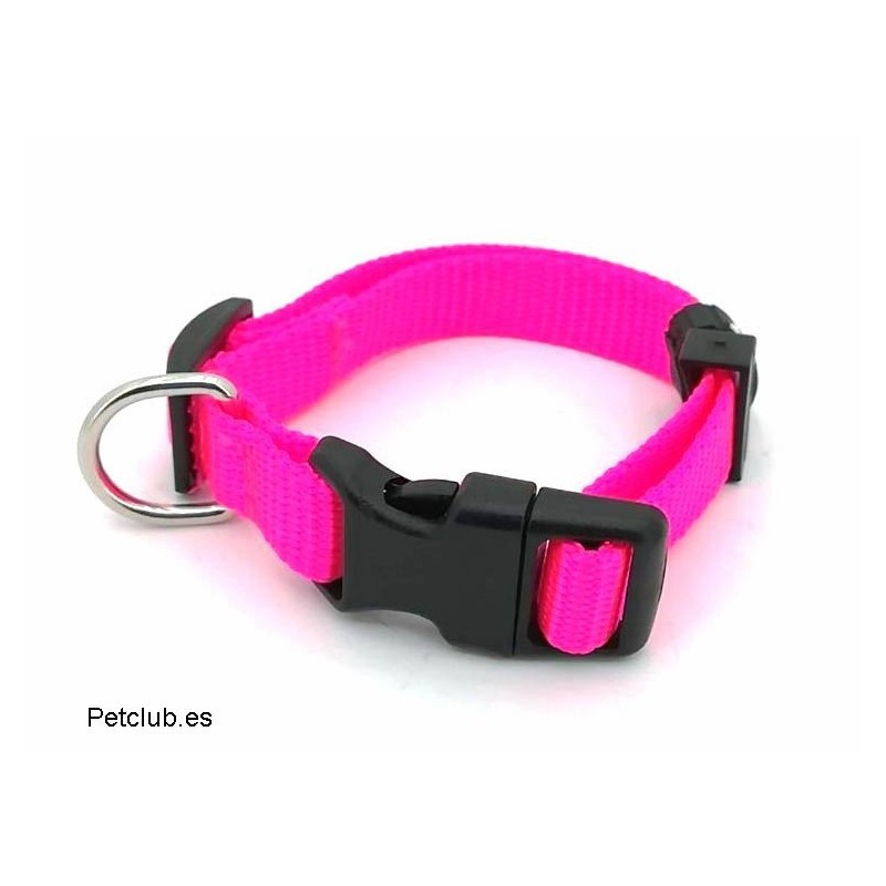 Collar para cachorros, collar rosa para perros, collar para perros pequeños