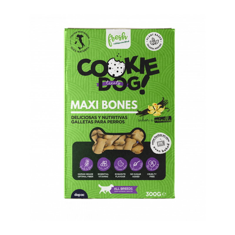 Fresh cookies maxi bone, galletas para perros grandes, galletas grandes perros, fesh mediterranean,