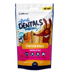 Fresh Dental Sponge Rolls, snack dental para perros, aliento perros