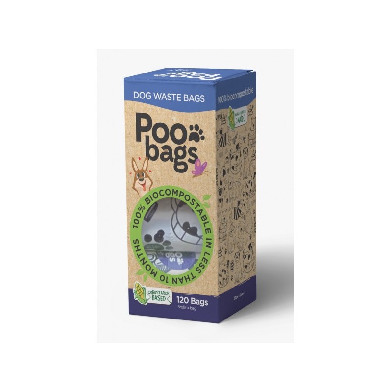 bolsas biodegradables para perros Poo Bags, bolsas caca perro