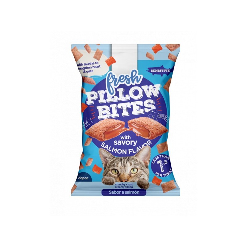 FRESH PILLOW SALMÓN, PREMIOS PARA GATOS, SNACKS PARA GATOS