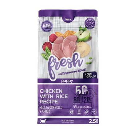Fresh mediterranean Low Grain puppy, alimento para cachorros, pienso para cachorros, comida para cachorros baja en cereal